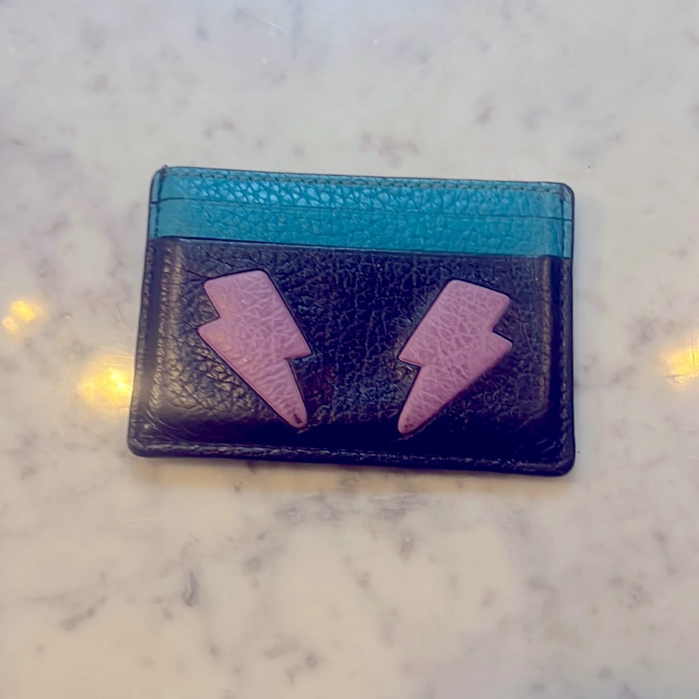 Unisex coach leather wallet